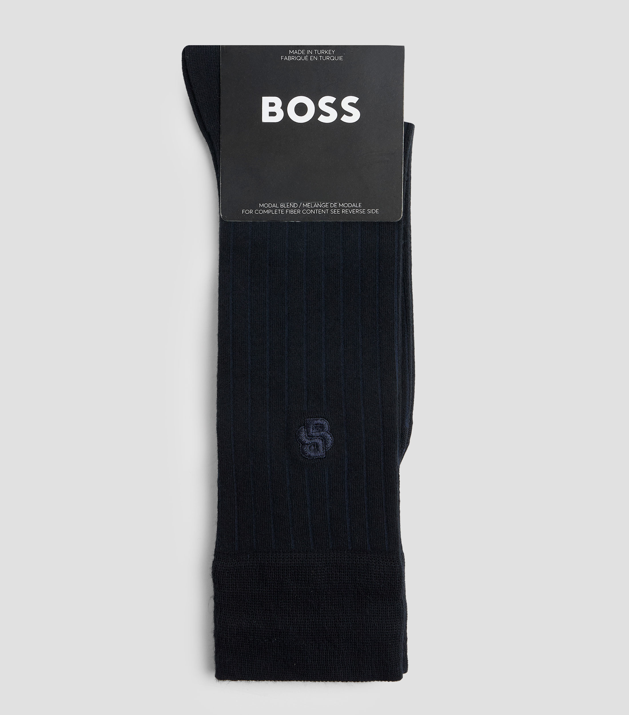 Calcetines de longitud regular con monograma Doble B bordado Hombre
